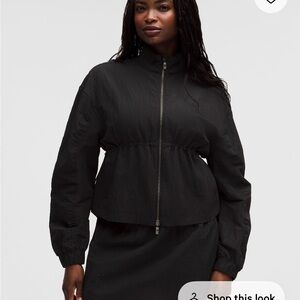 Lululemon Crinkle Nylon Cinch-able Jacket